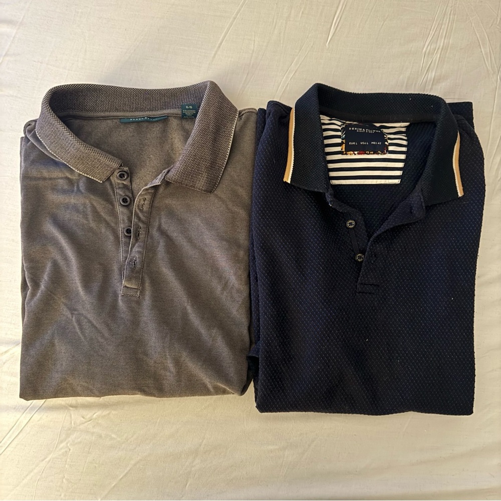 Men's Polo Shirts Bundle - Size Large